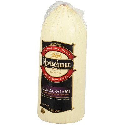 Kretschmar Genoa Salami - Deli Fresh Sliced - price per lb