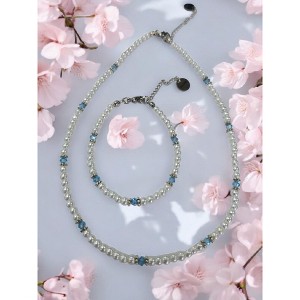 Michelle Marie Boutique's Pearl & Birthstone Color Crystal Jewelry Sets - 1 of 4