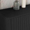 ChicFurnit Decorative Storage Cabinet Mid Century Modern TV Stand with Fluted Doors for Living Room, Black, 60.00"*19.30"*5.50" - 4 of 4