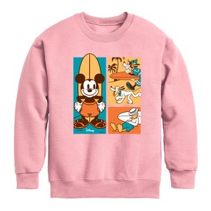 Boys' - Disney - Mickey & Friends Graphic Long Sleeve Fleece Sweatshirt - 1 of 4