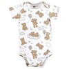 Hudson Baby Cotton Bodysuits, Dreamy Teddy - 4 of 4