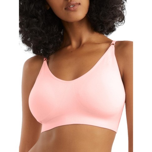 Fruit Of The Loom Women's Everyday Smooth Wireless Full Coverage Shaper  Bralette 2 Pack Desert Dusk/rose Shadow M : Target