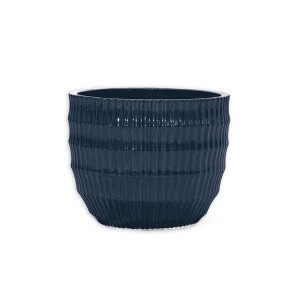 SpassWay 14" Dia Outdoor Indoor Ceramic Planter Pot Decorative Planter with Drainage Hole Patio Flower Pot - 1 of 4