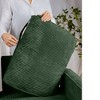 SKRAN Retractable 3 Seater Sofa, Easy To Assemble, Suitable For Living Rooms, Apartments And Flexible Sofas For Small Spaces, Olive Green Corduroy - 2 of 4