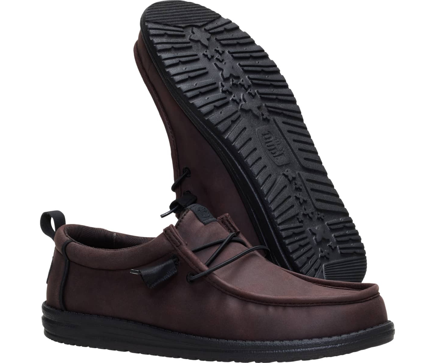 HEYDUDE Men Wally Salute, Dark Brown, 11, цвет: Тёмный коричневый — фото 4