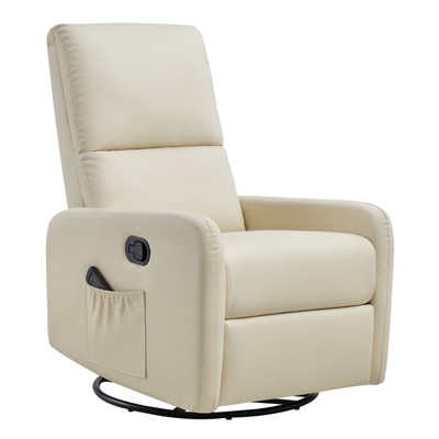 Recliner Chair for Living Room,Nursery Glider with High Back Massage Swivel