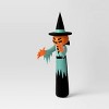 12' Inflatable Pumpkin Witch Halloween Decoration Gray/Orange - Hyde and EEK! Boutique™ - 3 of 3