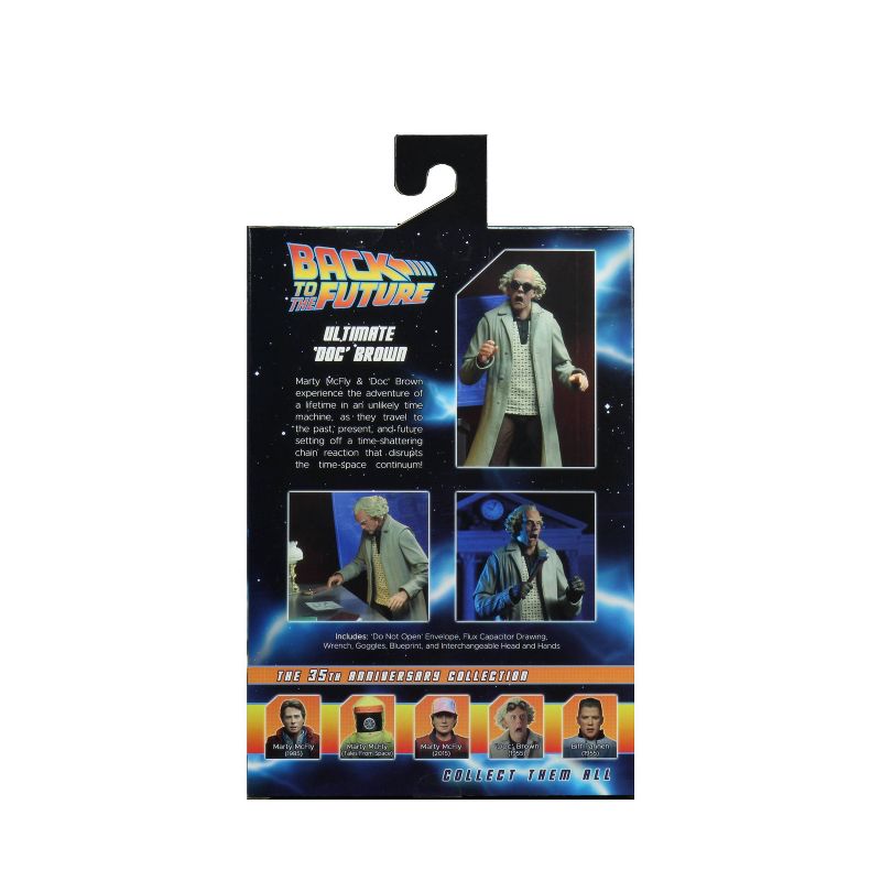 Back to the Future - 7&#34; Scale Action Figure - Ultimate Doc Brown, 5 of 7