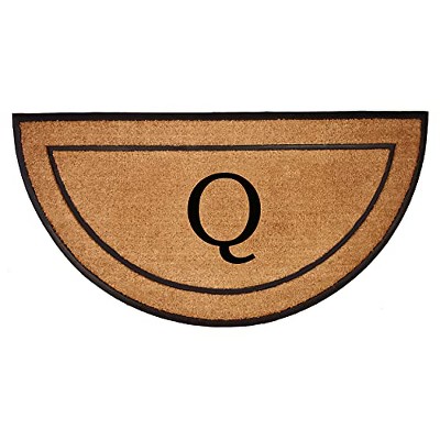 Calloway Mills 106573672Q The General Monogram Doormat, 24" x 36", Letter Q
