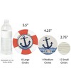 Big Dot of Happiness Ahoy - Nautical - Baby Shower or Birthday Party Giant Circle Confetti - Party Decorations - Large Confetti 27 Count - 3 of 4