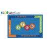 Carpets for Kids STEM Value Classroom Rug, Rectangle, 4' x 6' Blue 4'x6' - 2 of 4
