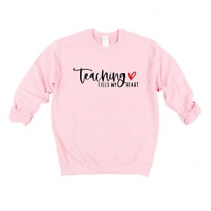 Simply Sage Market Teaching Fills My Heart Sweatshirt - 1 of 4