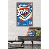 Trends International NBA Oklahoma City Thunder - Maximalist Logo 23 Framed Wall Poster Prints - 2 of 4