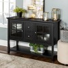 Tasi Modern Farmhouse With Lower Shelf Tv Stand For Tvs Up To 58