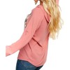Women's LEOPARD THERMAL YOKE BRUSHED HACCI CROSS STITCH HOODIE - Haptics - 2 of 4