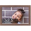 PosterPalooza | Photo Size Shabby Chic Brown Picture Frame - UV Acrylic, Foam Board Backing, Hanging Hardware - 2 of 4