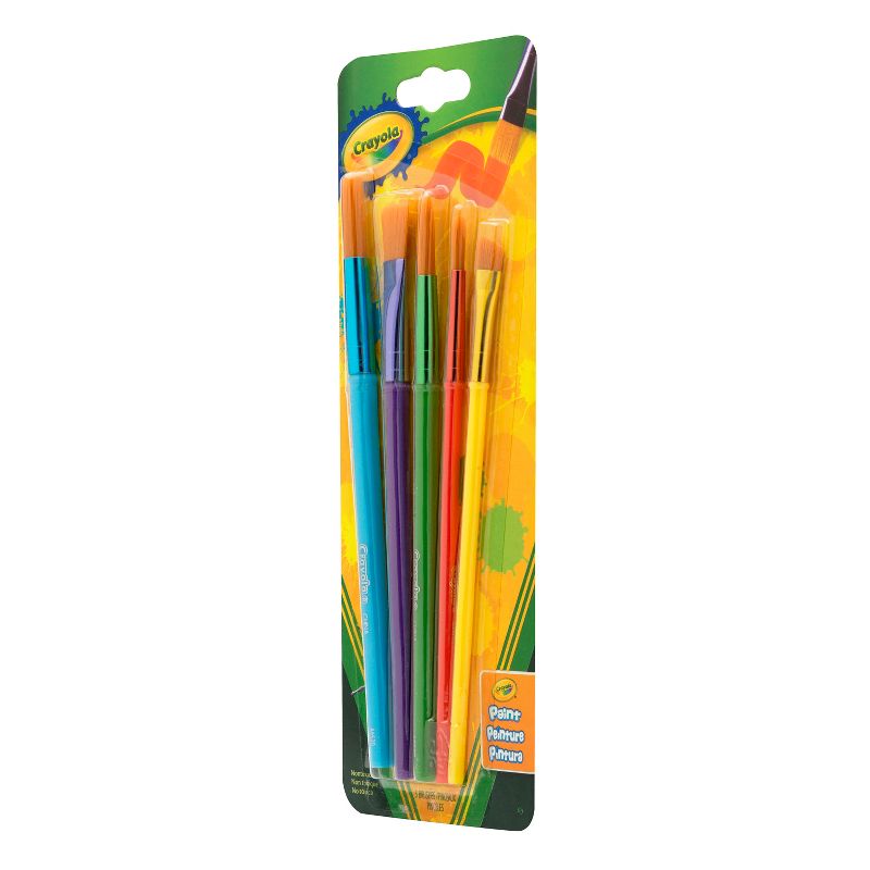 Crayola 5ct Paint Brush Variety Pack, 2 of 6