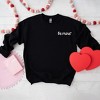 Simply Sage Market Women's Graphic Sweatshirt Embroidered Be Mine Heart Mini - 3 of 4