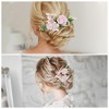 Unique Bargains Women's Styling Simulated Flowers Side Comb 1 Pc - 4 of 4