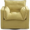 Oversized Swivel Accent Chair, 360-Degree Rotation Comfortable Seating, Single Bedroom Sofa Chair High Back, Wide Seat - 2 of 4
