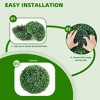 2 Pcs Artificial Plant Topiary Balls Outdoor - 2 of 4