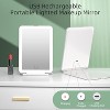 FUNTOUCH Rechargeable and Portable Travel Makeup Mirror with 3-Color 72 Led Lights Dimmable Touch Screen - 2 of 4
