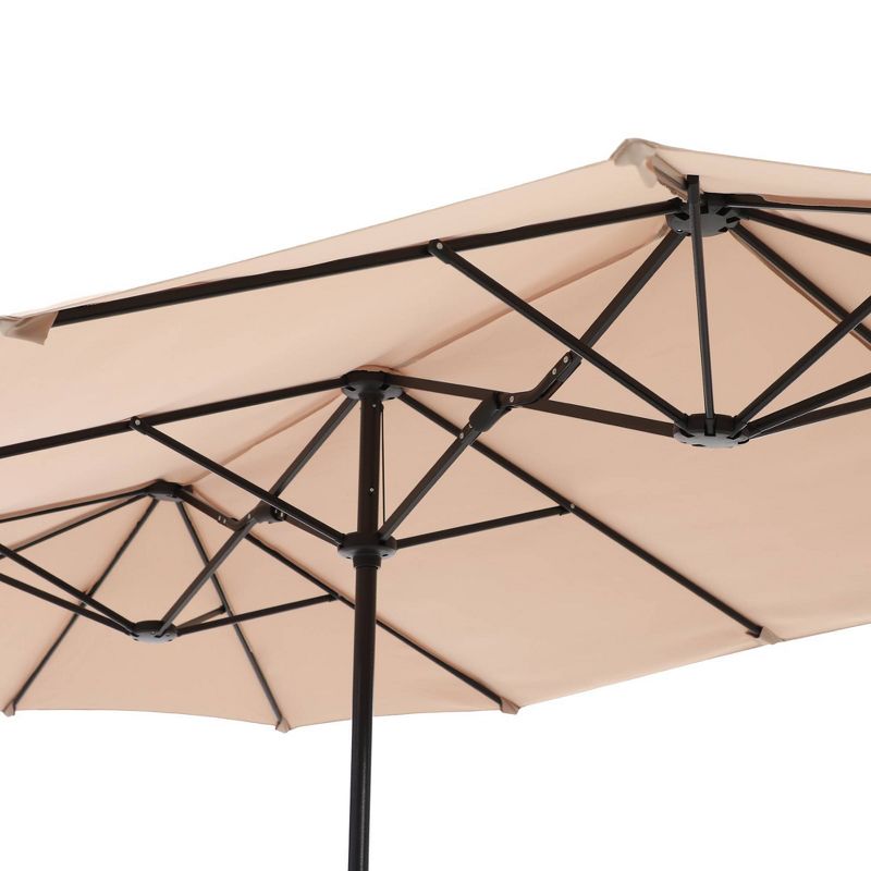 13' x 6.5' Rectangular Outdoor Patio Market Umbrella - Captiva Designs, 4 of 12