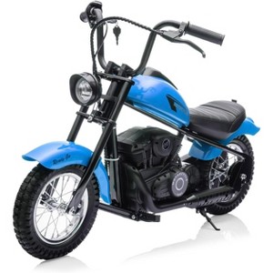 Electric Motorcycle for Kids, 24V 250W Kids Electric Dirt Bike, Two Speed Max Up to 14MPH & 60 Minutes Continuous, with Led Lights - 1 of 4