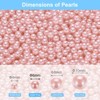 Unique Bargains No Hole ABS Round Faux Pearl for Vase Fillers DIY Home Decoration 2500 Pcs - 2 of 4