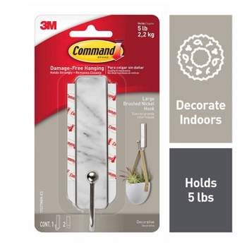 Command Hooks Curtain Rod : Target