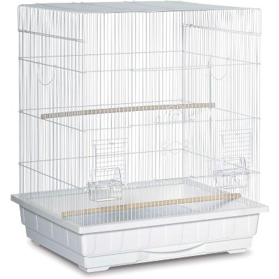 Prevue Pet Products Square Top Parakeet Cage, Black 25.0" L x 21.0" W x 29.5" H