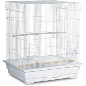 Prevue Pet Products Square Top Parakeet Cage, Black 25.0" L x 21.0" W x 29.5" H - 1 of 4