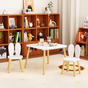 Kiddy Table and Chair Set , Kids Wood Table - 1 of 4