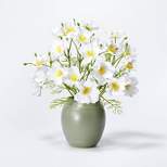 Small Artificial Cosmo Arrangement White - Threshold™ designed with Studio McGee