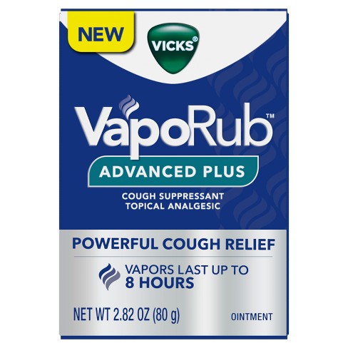 Vicks Vaporub Cough Suppressant, Topical Chest Rub & Analgesic Ointment -  Lavender - 1.76oz : Target