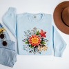 Simply Sage Market Women's  Garment Dyed Graphic Sweatshirt  Winter Plants - 3 of 3