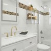 Cobbe 2-Handle 8 inch Widespread Bathroom Sink Faucet Brushed Gold Lavatory Faucet 3 Hole 360° Swivel Spout Vanity Sink Basin Faucets - 2 of 4