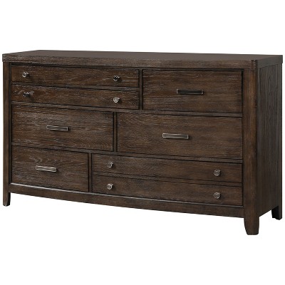 Antique Brown Dresser Cedar Lined Bottom Drawers
