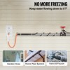 VEVOR Self-Regulating Pipe Heating Cable, 40FT 5W/FT Heat Tape for Pipes Freeze Protection, Water Pipe Heat Cable with Built-in Thermostat, Orange - 3 of 4