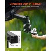 VEVOR Adjustable Trailer Hitch, Fit 2-Inch Receiver, Trailer Hitch Ball Mount with 2-Inch Ball & Pin, 7500 lbs Capacity, 9-Inch Drop, Black - 4 of 4