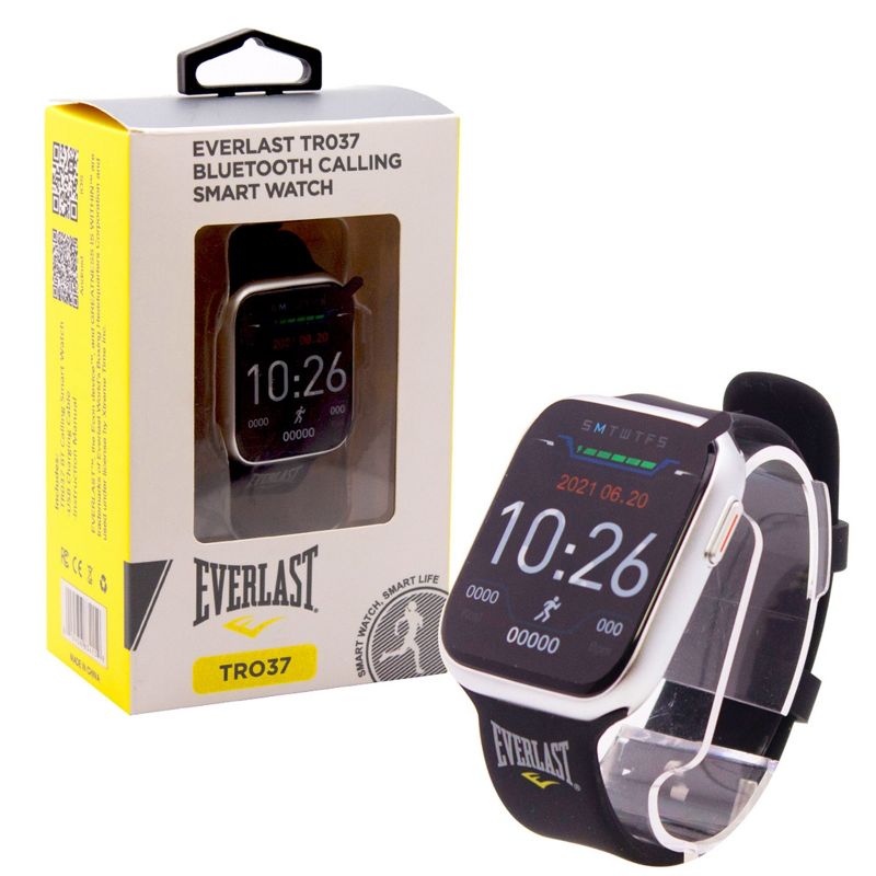 Everlast Smartwatch Activity Tracker Heart Rate Monitor Sleep Monitor Bluetooth IP67 Waterproof TR037, 3 of 5