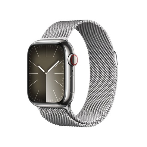 Apple watch 4 silver milanese online