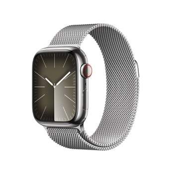 Apple Watch Series 9 GPS + Cellular (2024) Stainless Steel Case with Milanese Loop