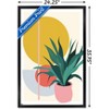 Trends International Abstract Potted Plant Framed Wall Poster Prints - 3 of 4