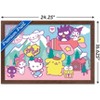 Trends International Hello Kitty and Friends - Happiness Overload Framed Wall Poster Prints - 3 of 4