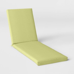 78"x24" Woven Outdoor Chaise Lounge Cushion - Threshold™ - 1 of 4
