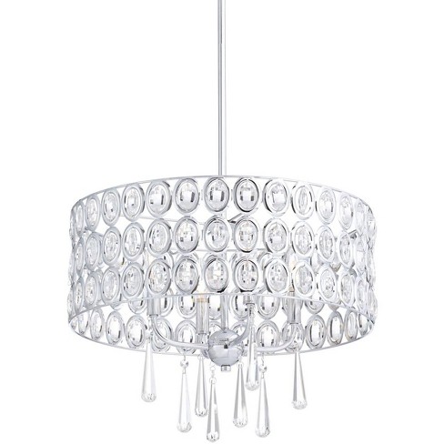 Possini Euro Design Almyra Chrome Pendant Chandelier 19