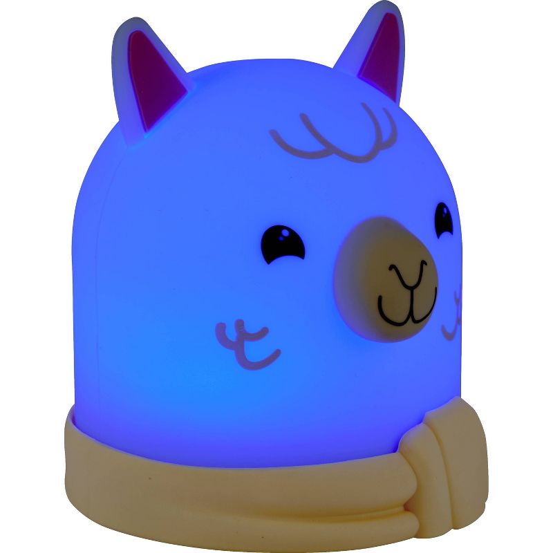 Lights by Night Silicone Llama Color Changing LED Tabletop Lamp, 4 of 11