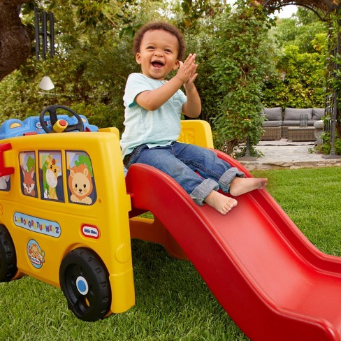 little tikes school bus activity gym for sale