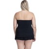 Women's Moto Bandeau Strapless Swimdress - Plus - Profile By Gottex - 2 of 3
